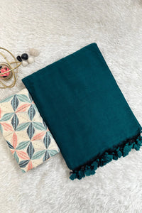Green Beautiful Designer Rich look Saree With Blouse